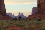 Monument Valley - de avond valt
